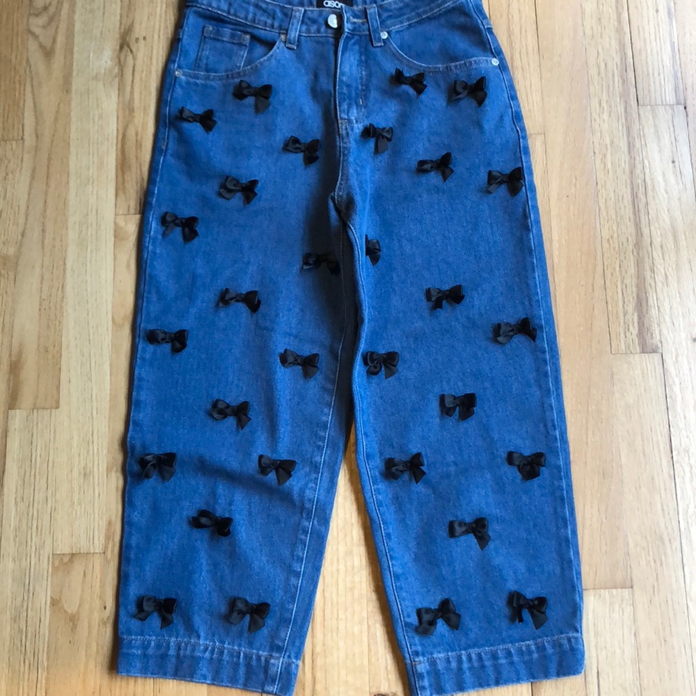 cropped jeans